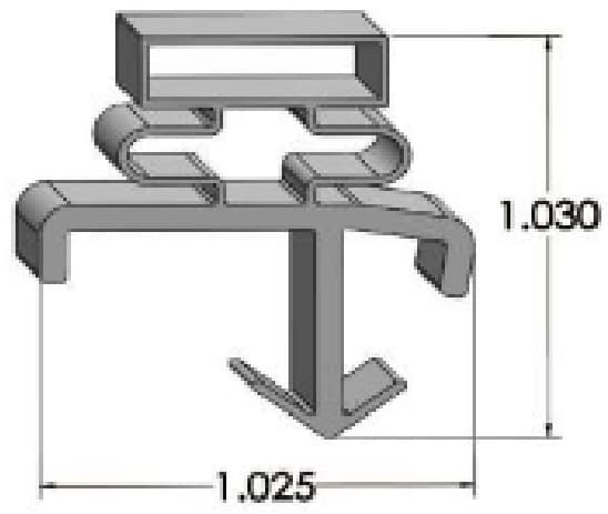 GEM 35 gasket profile